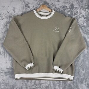 Vintage Mercedes Benz ATP Tour Crewneck Sweatshirt Size XL Beige